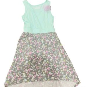 Basic Editions Sz M 7/8 Girl High Low Dress